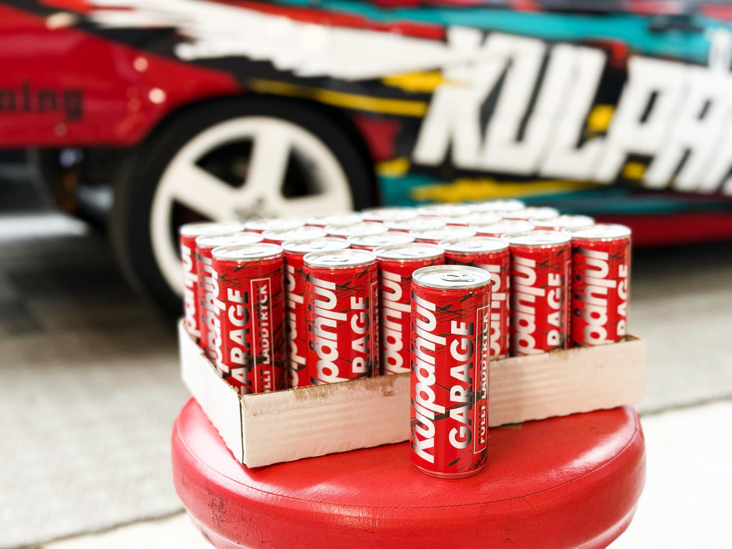 Kulpåhjul Energidryck Fullt Laddtryck 24st